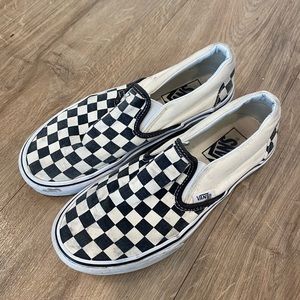 Checkered Vans size 6 womens